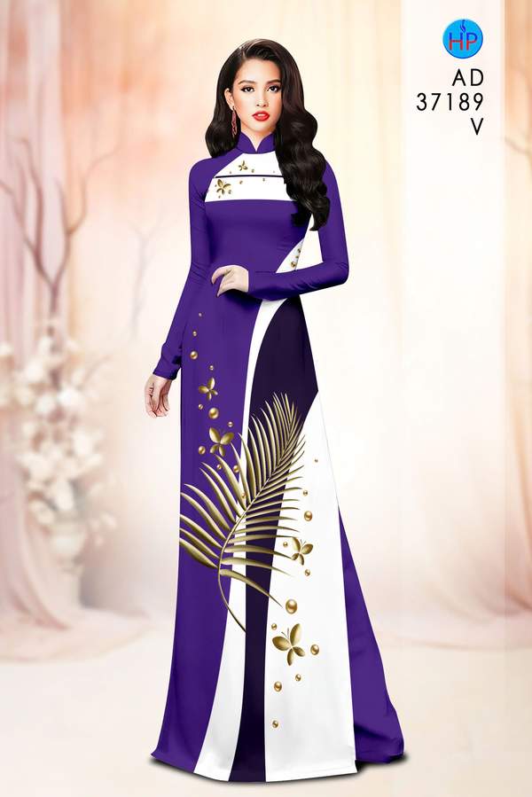 Vải Áo Dài Hoa In 3D AD 37189 2 1789350609 606 vai ao dai hoa in 3d ad 37189
