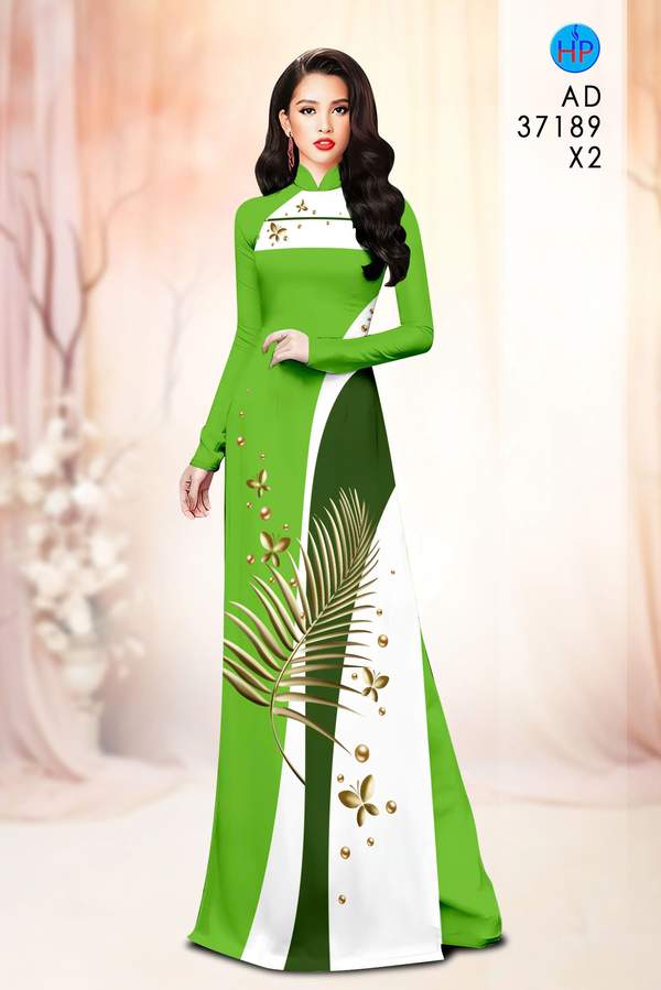 Vải Áo Dài Hoa In 3D AD 37189 7 1789350610 97 vai ao dai hoa in 3d ad 37189