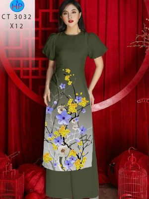 Vải Áo Dài Hoa Mai AD CT 3032-1 25 1789351071 286 vai ao dai hoa mai ad ct 3032 1