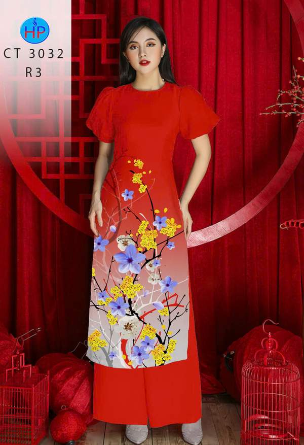 Vải Áo Dài Hoa Mai AD CT 3032-1 4 1789351071 462 vai ao dai hoa mai ad ct 3032 1