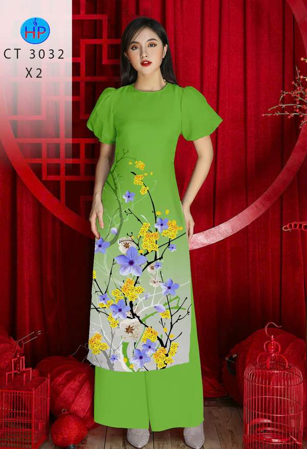 Vải Áo Dài Hoa Mai AD CT 3032-1 6 1789351071 609 vai ao dai hoa mai ad ct 3032 1