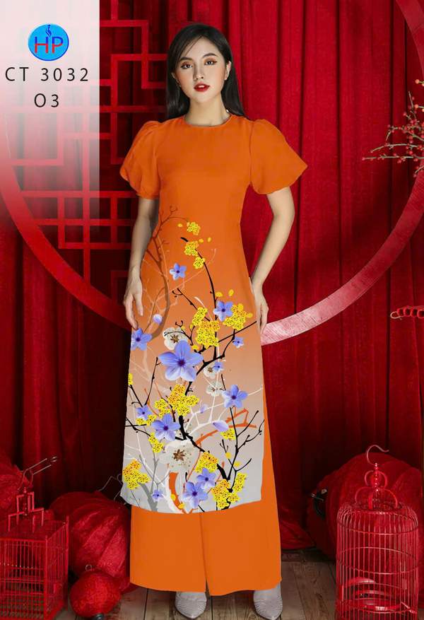 Vải Áo Dài Hoa Mai AD CT 3032-1 3 1789351071 677 vai ao dai hoa mai ad ct 3032 1