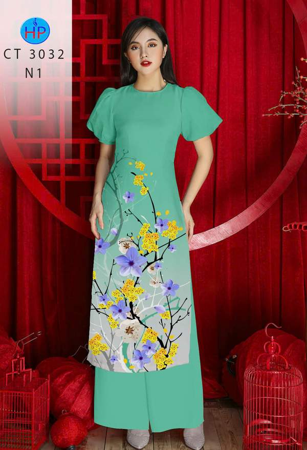 Vải Áo Dài Hoa Mai AD CT 3032-1 5 1789351071 908 vai ao dai hoa mai ad ct 3032 1
