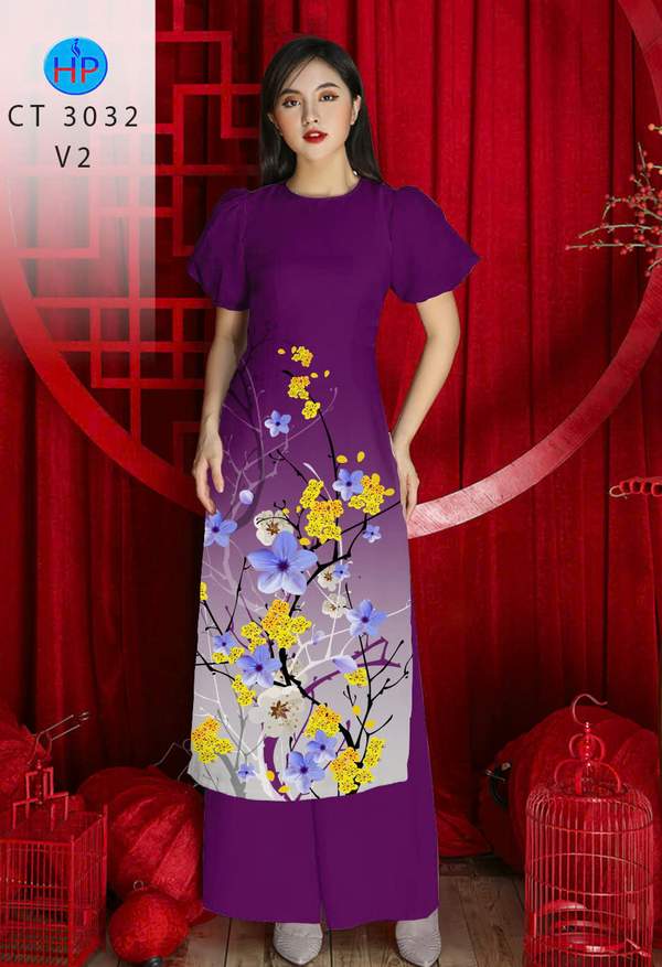 Vải Áo Dài Hoa Mai AD CT 3032-1 10 1789351072 287 vai ao dai hoa mai ad ct 3032 1