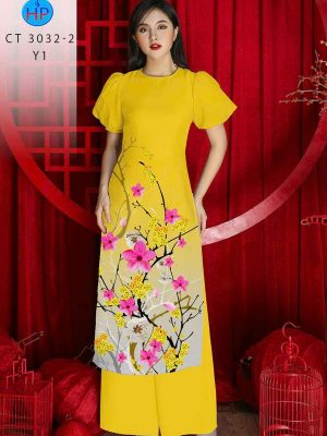 Vải Áo Dài Hoa Mai AD CT 3032-1 28 1789351072 52 vai ao dai hoa mai ad ct 3032 1