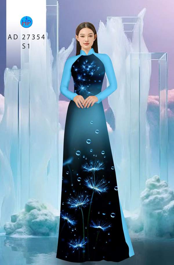 Vải Áo Dài Hoa Bồ Công Anh AD 27354 6 1789351589 45 vai ao dai hoa bo cong anh ad 27354