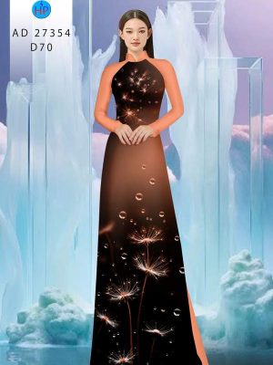 Vải Áo Dài Hoa Bồ Công Anh AD 27354 25 1789351590 135 vai ao dai hoa bo cong anh ad 27354