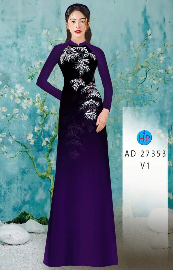 Vải Áo Dài Hoa In 3D AD 27353 3 1789436685 499 vai ao dai hoa in 3d ad 27353