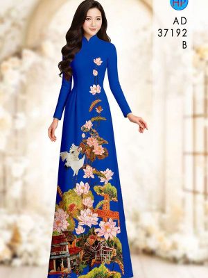 Vải Áo Dài Hoa Sen AD 37192 21 1789438054 366 vai ao dai hoa sen ad 37192