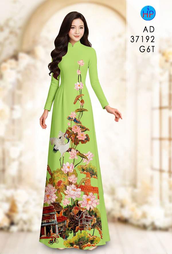 Vải Áo Dài Hoa Sen AD 37192 6 1789438055 30 vai ao dai hoa sen ad 37192