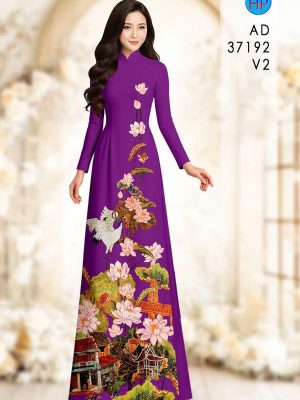 Vải Áo Dài Hoa Sen AD 37192 25 1789438055 556 vai ao dai hoa sen ad 37192