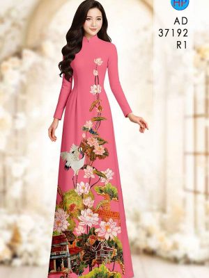 Vải Áo Dài Hoa Sen AD 37192 32 1789438056 201 vai ao dai hoa sen ad 37192