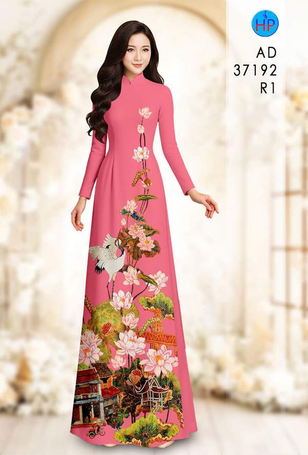 Vải Áo Dài Hoa Sen AD 37192 15 1789438056 201 vai ao dai hoa sen ad 37192