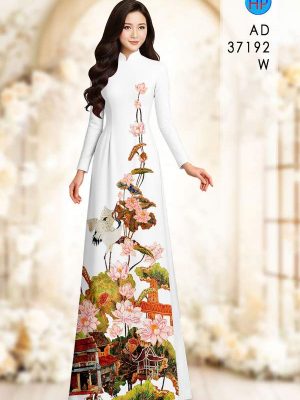 Vải Áo Dài Hoa Sen AD 37192 35 1789438057 335 vai ao dai hoa sen ad 37192