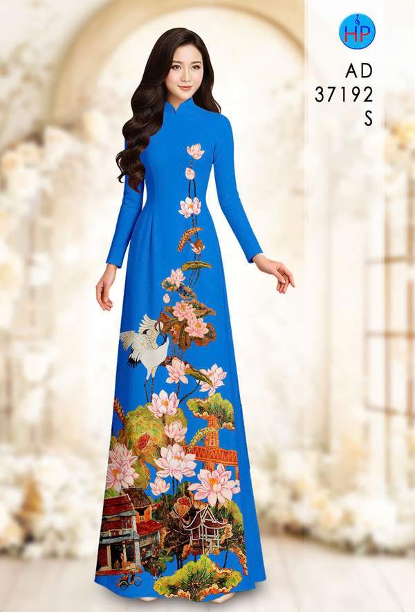 Vải Áo Dài Hoa Sen AD 37192 17 1789438057 409 vai ao dai hoa sen ad 37192