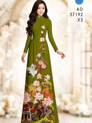 Vải Áo Dài Hoa Sen AD 37192 33 1789438057 592 vai ao dai hoa sen ad 37192