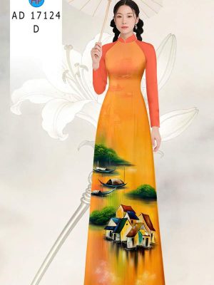 Vải Áo Dài Phong Cảnh AD 17124 24 1789524679 11 vai ao dai phong canh ad 17124