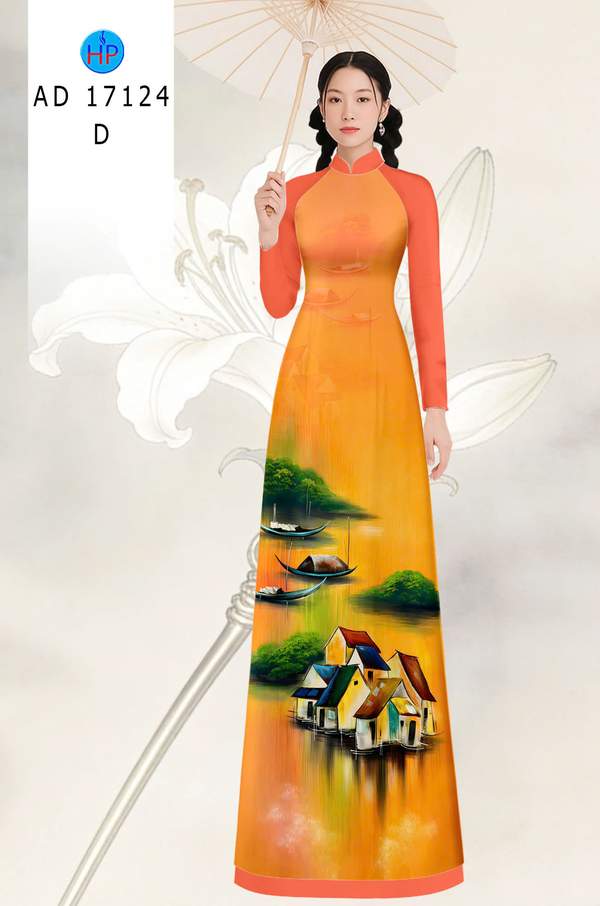 Vải Áo Dài Phong Cảnh AD 17124 6 1789524679 11 vai ao dai phong canh ad 17124