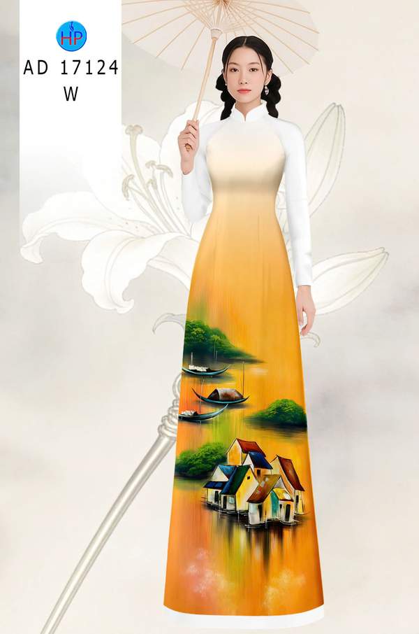 Vải Áo Dài Phong Cảnh AD 17124 10 1789524680 103 vai ao dai phong canh ad 17124