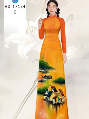 Vải Áo Dài Phong Cảnh AD 17124 29 1789524680 246 vai ao dai phong canh ad 17124