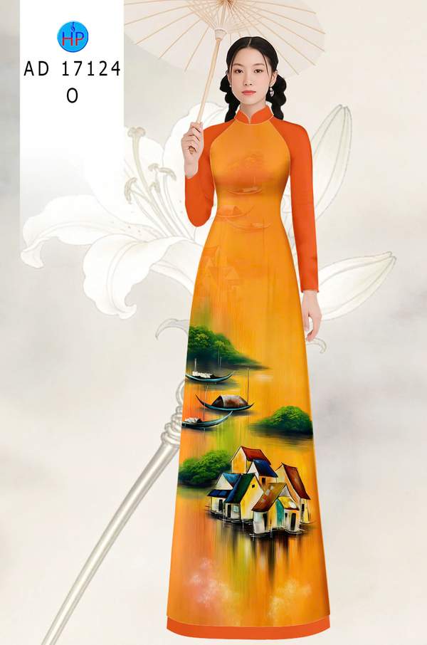 Vải Áo Dài Phong Cảnh AD 17124 11 1789524680 246 vai ao dai phong canh ad 17124