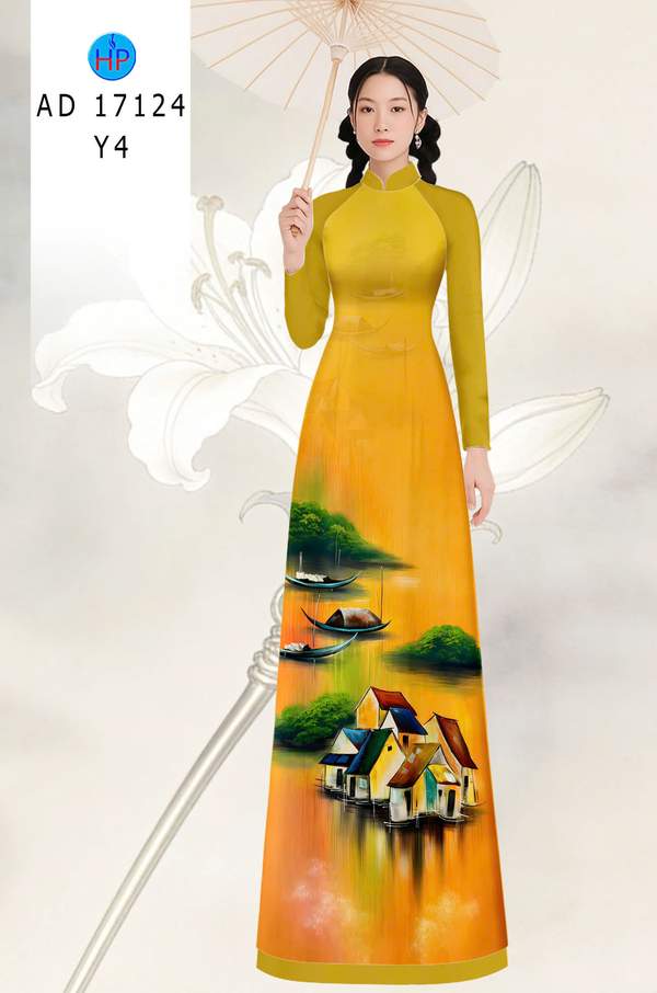 Vải Áo Dài Phong Cảnh AD 17124 7 1789524680 70 vai ao dai phong canh ad 17124
