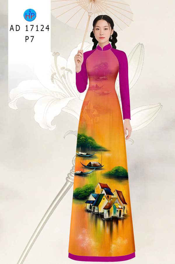 Vải Áo Dài Phong Cảnh AD 17124 15 1789524681 393 vai ao dai phong canh ad 17124