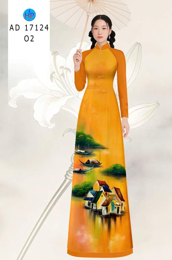 Vải Áo Dài Phong Cảnh AD 17124 16 1789524682 687 vai ao dai phong canh ad 17124