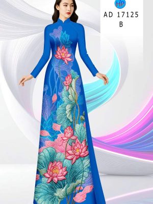 Vải Áo Dài Hoa Sen AD 17125 16 1789525673 313 vai ao dai hoa sen ad 17125