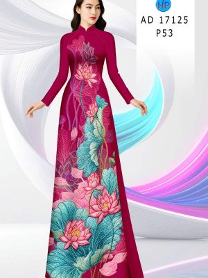 Vải Áo Dài Hoa Sen AD 17125 21 1789525674 367 vai ao dai hoa sen ad 17125