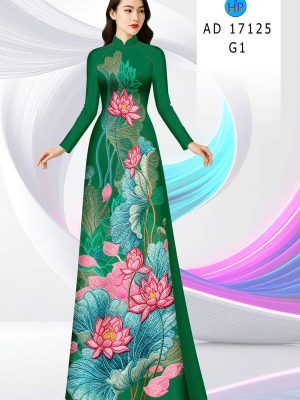 Vải Áo Dài Hoa Sen AD 17125 24 1789525675 167 vai ao dai hoa sen ad 17125