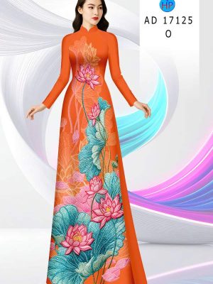 Vải Áo Dài Hoa Sen AD 17125 23 1789525675 45 vai ao dai hoa sen ad 17125