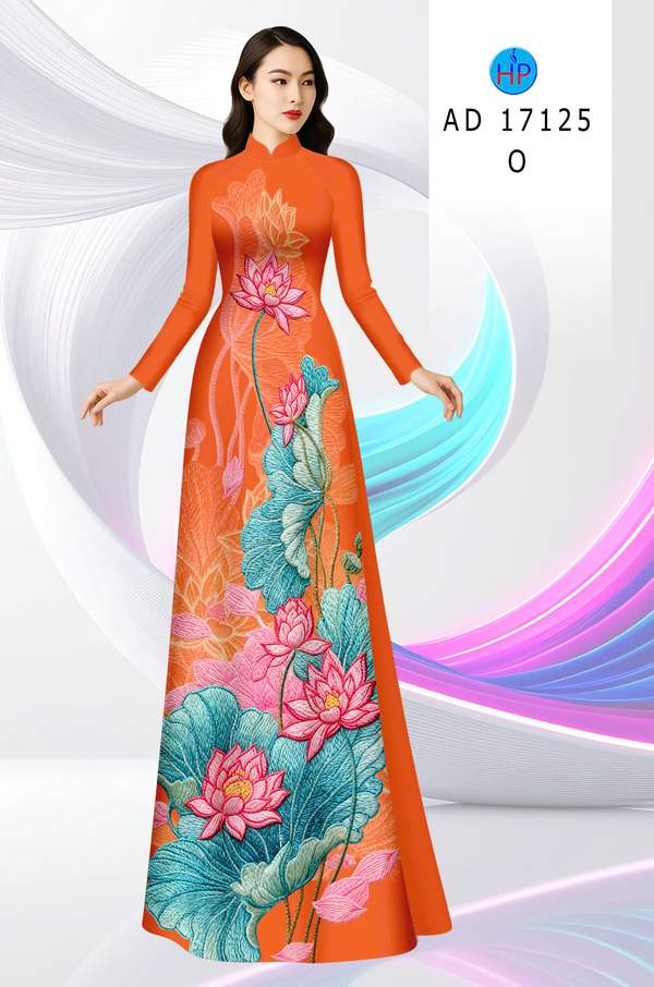 Vải Áo Dài Hoa Sen AD 17125 9 1789525675 45 vai ao dai hoa sen ad 17125