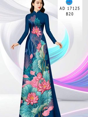 Vải Áo Dài Hoa Sen AD 17125 25 1789525675 932 vai ao dai hoa sen ad 17125