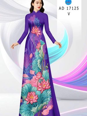 Vải Áo Dài Hoa Sen AD 17125 28 1789525676 639 vai ao dai hoa sen ad 17125