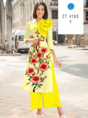 Vải Áo Dài Hoa In 3D AD CT4163 21 1789630274 668 vai ao dai hoa in 3d ad ct4163