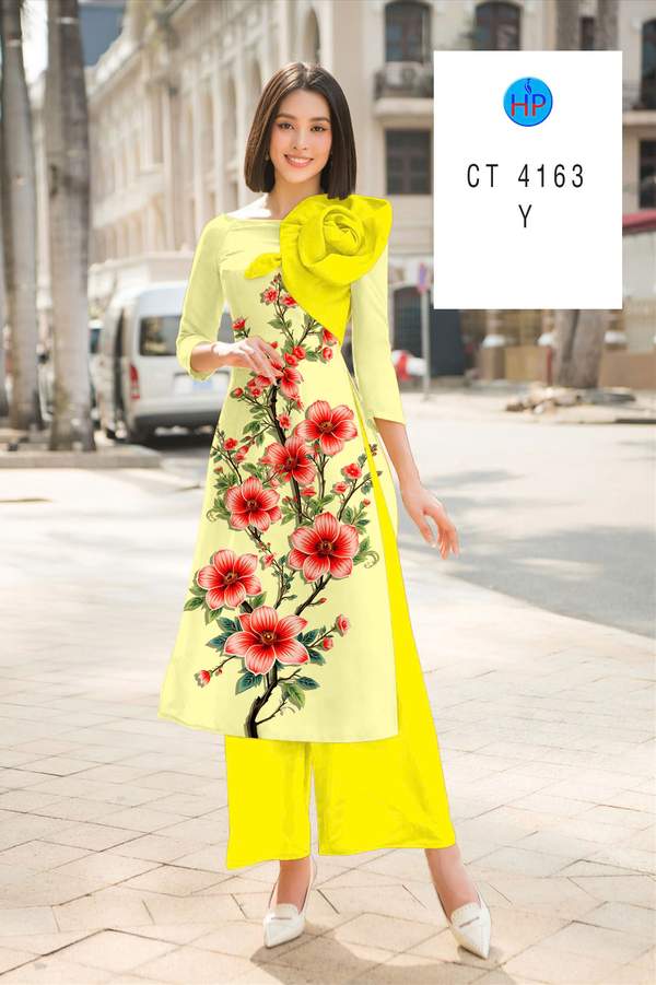 Vải Áo Dài Hoa In 3D AD CT4163 3 1789630274 668 vai ao dai hoa in 3d ad ct4163