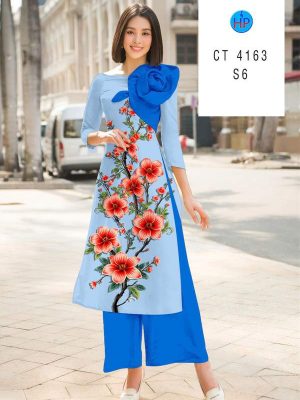 Vải Áo Dài Hoa In 3D AD CT4163 23 1789630275 271 vai ao dai hoa in 3d ad ct4163