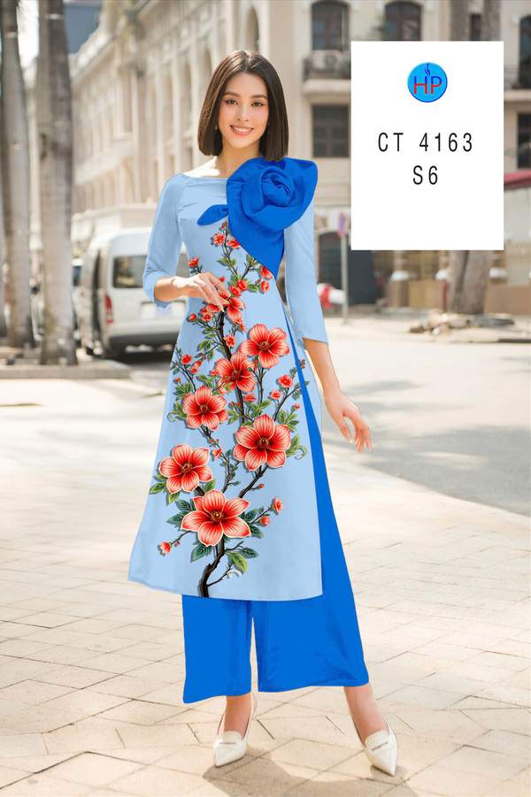 Vải Áo Dài Hoa In 3D AD CT4163 5 1789630275 271 vai ao dai hoa in 3d ad ct4163