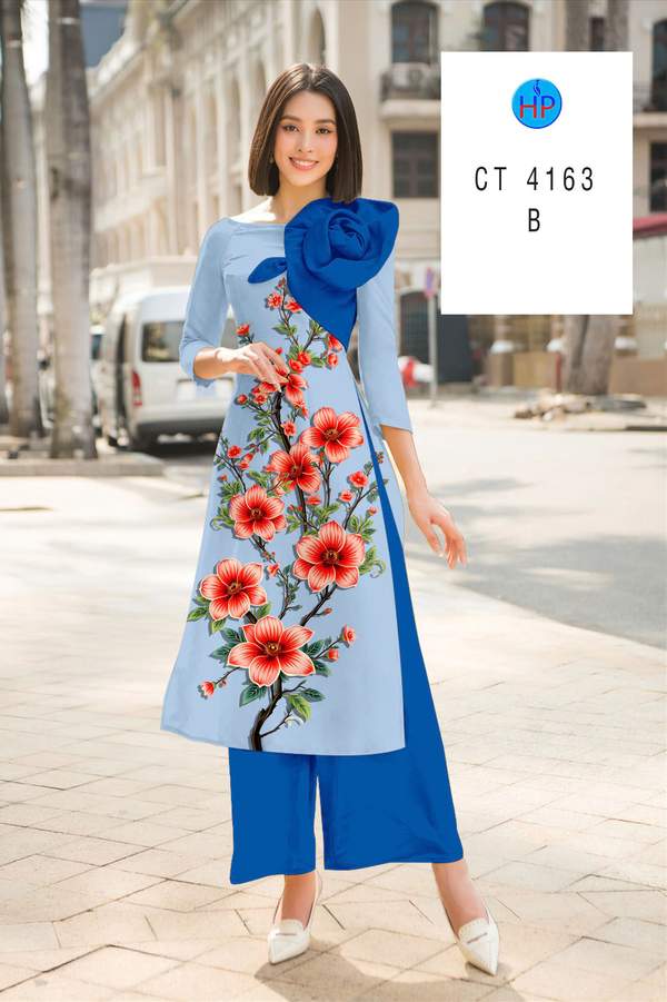 Vải Áo Dài Hoa In 3D AD CT4163 15 1789630277 110 vai ao dai hoa in 3d ad ct4163