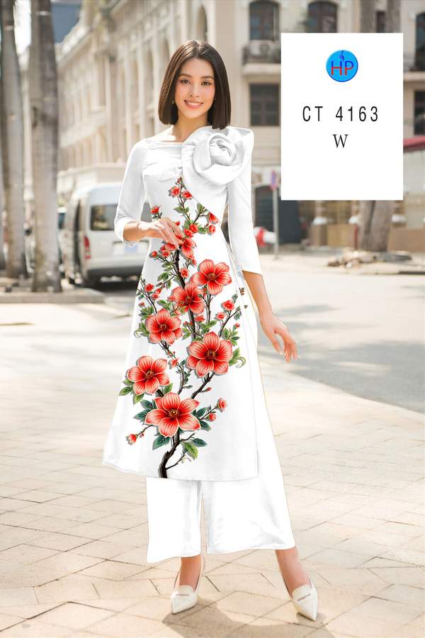 Vải Áo Dài Hoa In 3D AD CT4163 13 1789630277 801 vai ao dai hoa in 3d ad ct4163