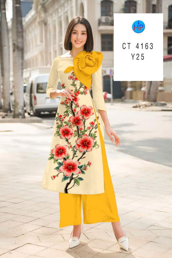 Vải Áo Dài Hoa In 3D AD CT4163 18 1789630278 908 vai ao dai hoa in 3d ad ct4163