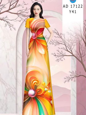 Vải Áo Dài Hoa In 3D AD 17122 27 1789630764 280 vai ao dai hoa in 3d ad 17122