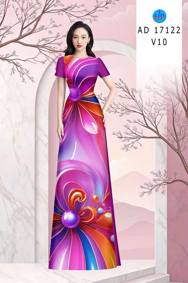 Vải Áo Dài Hoa In 3D AD 17122 8 1789630764 352 vai ao dai hoa in 3d ad 17122