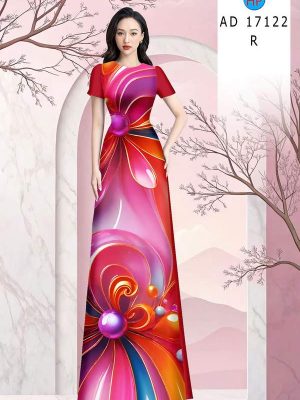 Vải Áo Dài Hoa In 3D AD 17122 23 1789630764 363 vai ao dai hoa in 3d ad 17122