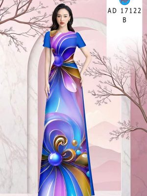 Vải Áo Dài Hoa In 3D AD 17122 30 1789630765 125 vai ao dai hoa in 3d ad 17122