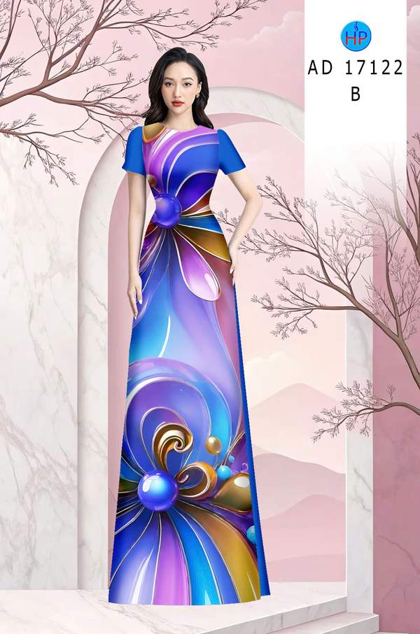 Vải Áo Dài Hoa In 3D AD 17122 12 1789630765 125 vai ao dai hoa in 3d ad 17122