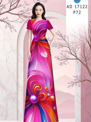 Vải Áo Dài Hoa In 3D AD 17122 32 1789630765 152 vai ao dai hoa in 3d ad 17122