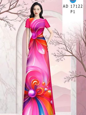 Vải Áo Dài Hoa In 3D AD 17122 29 1789630765 306 vai ao dai hoa in 3d ad 17122