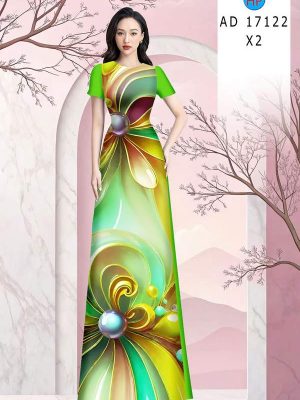 Vải Áo Dài Hoa In 3D AD 17122 33 1789630766 351 vai ao dai hoa in 3d ad 17122